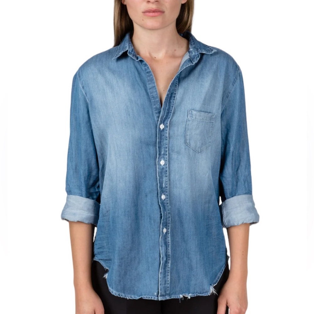 Frank & Eileen ‘Eileen’ Distressed Vintage Button Down - Picture 2 of 8